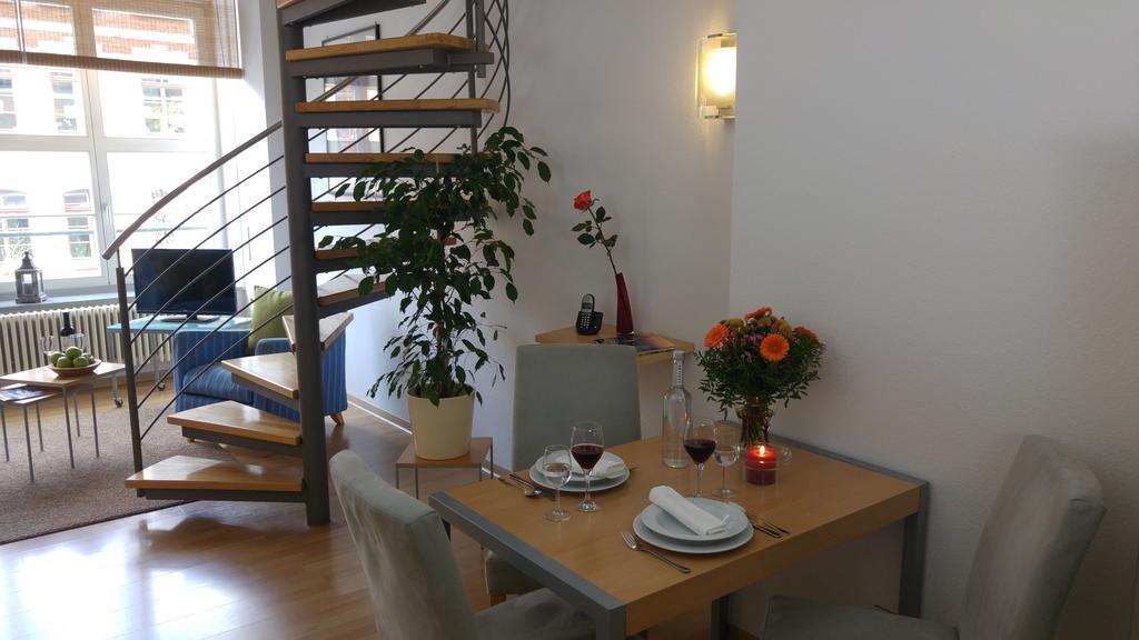 Apartmenthaus Elster Lofts Leipzig Habitación foto