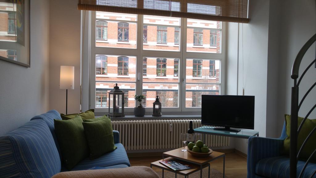 Apartmenthaus Elster Lofts Leipzig Habitación foto