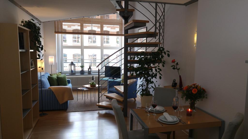 Apartmenthaus Elster Lofts Leipzig Habitación foto